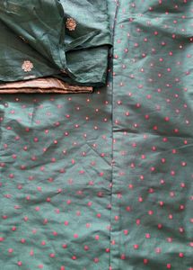 Elegant Green Kurta Pant Set