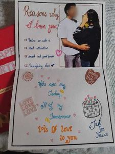 Birthday Hamper with customise photow