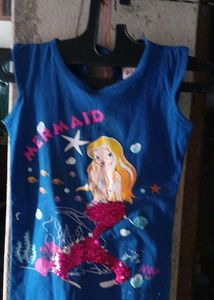Cute Mermaid T-Shirt for Girls