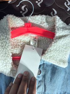 Women's Denim Sherpa Lined Jacket