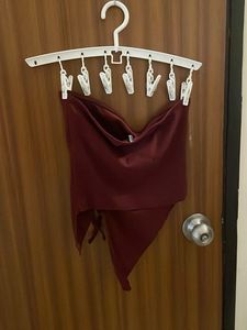 Chic Ruched Side Crop Top
