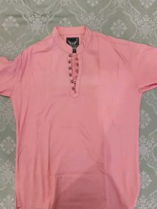 Men's Peach Kurta Shirt