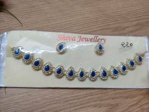 Blue Stone Jewelry Set
