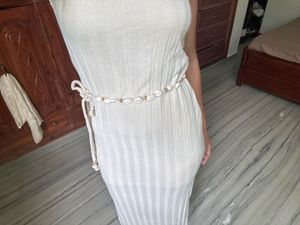 Ribbed Knit Maxi Dress. never worn