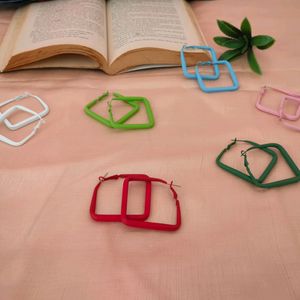 Funky Square Colourfull Hoops..