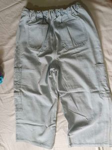 Light Wash Cargo Jeans
