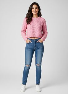 Pink Knitted Sweater