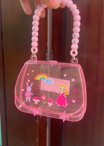 Cute Transparent Pink Princess Bag