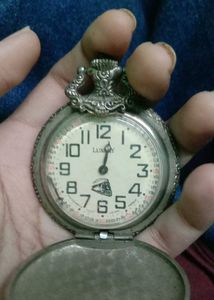 Vintage Horse Engraved Pocket Watch