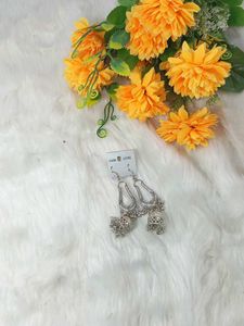 multi designer antic  lock silk handmade earrings