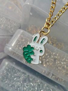 Cute Bunny Pendant Necklace