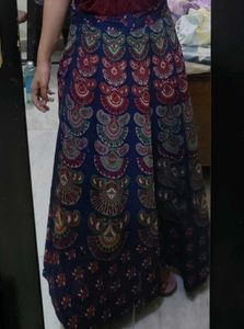 Bohemian Print Maxi Skirt