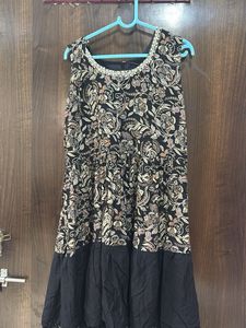 Stylish Printed Ethnic Gown
