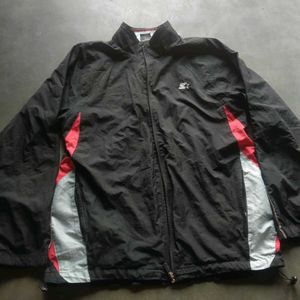 Starter Jacket - Black & Red