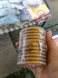 Set of Golden Bangles