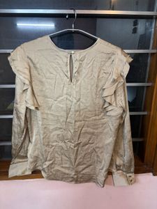 M&amp;S Elegant Ruffled Sleeve Top