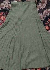 Pleated Midi Skirt