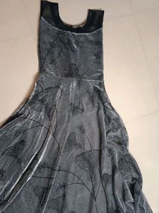 Silver Silk Gown