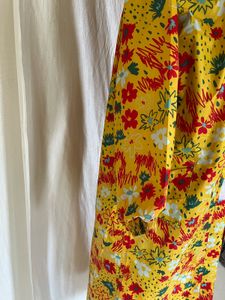 Vibrant Floral Long Hooded raincoat