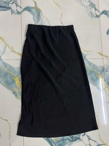 Classic Black Midi Skirt