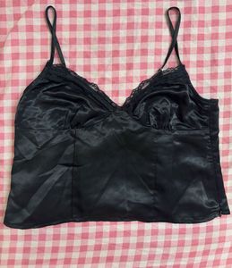 Satin Lace Camisole Top