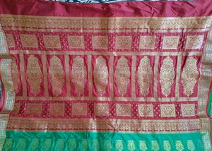 Saree with stitched blouse