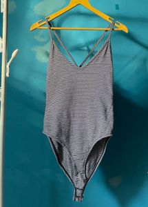Forever 21 Striped Bodysuit