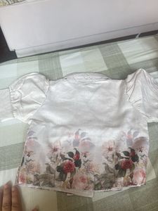 Floral Print Cropped Top