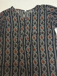 Stylish Paisley Print Kurta