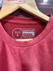 Men's Red Long Sleeve T-Shirt