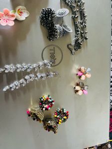 Assorted Hair Accessories Set and earrings