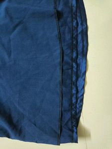 One Shoulder Satin Ruffle Top...