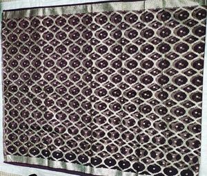 Silk Saree with Silver Zari Border &amp; Rich Pallu