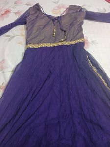 Designer Kurta Set with Dupatta and golden palazzo