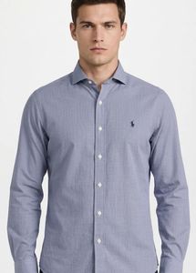 POLO RALPH LAUREN CHECK COTTON DRESS SHIRT
