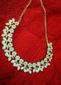 Exquisite Floral Earrings with choker