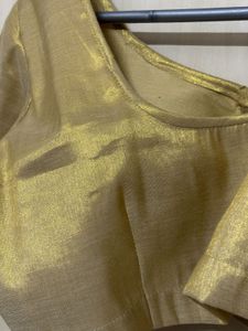 Elegant Gold Blouse