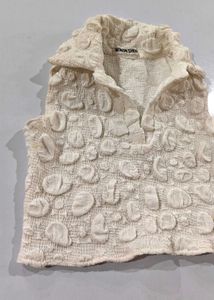 Textured Cropped Top