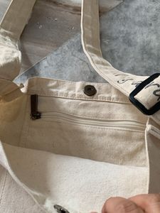 Lipault Paris Cream Canvas Tote Bag