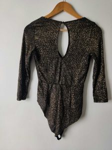Sparkly Wrap Bodysuit