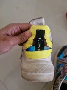 Unique Newspaper Print Sneakers