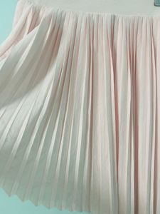Vero Moda Peach Pleated High-low Mini Skirt