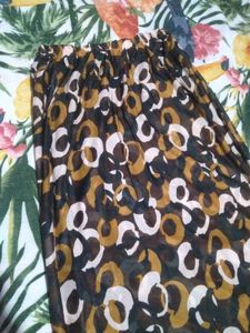 Patterned Midi Skirt
