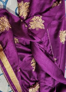 Violet Saree