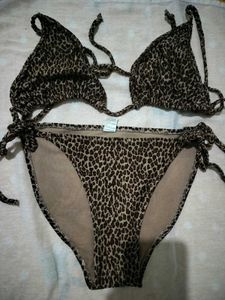 Leopard Print Bikini Set