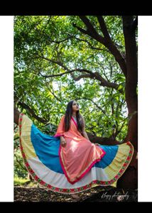 Beautiful Blue Ethnic Skirt