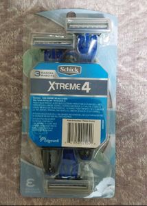 New Seal Pack Schick Brand Set Of Three Razors