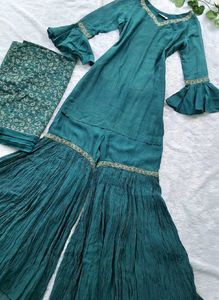 Sharara Set And Top Combo