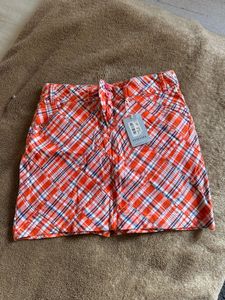 Chic Plaid Mini Skirt- S
