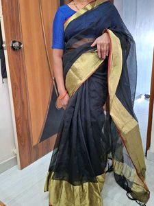 Elegant Black Saree
